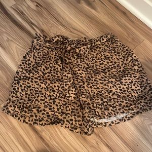 Aerie Leopard Print Shorts